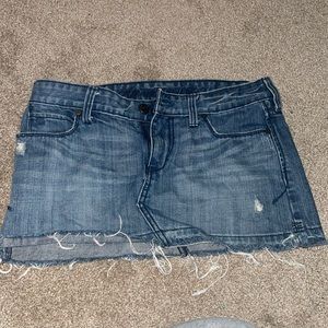Vintage y2k Abercrombie and Fitch jean mini skirt